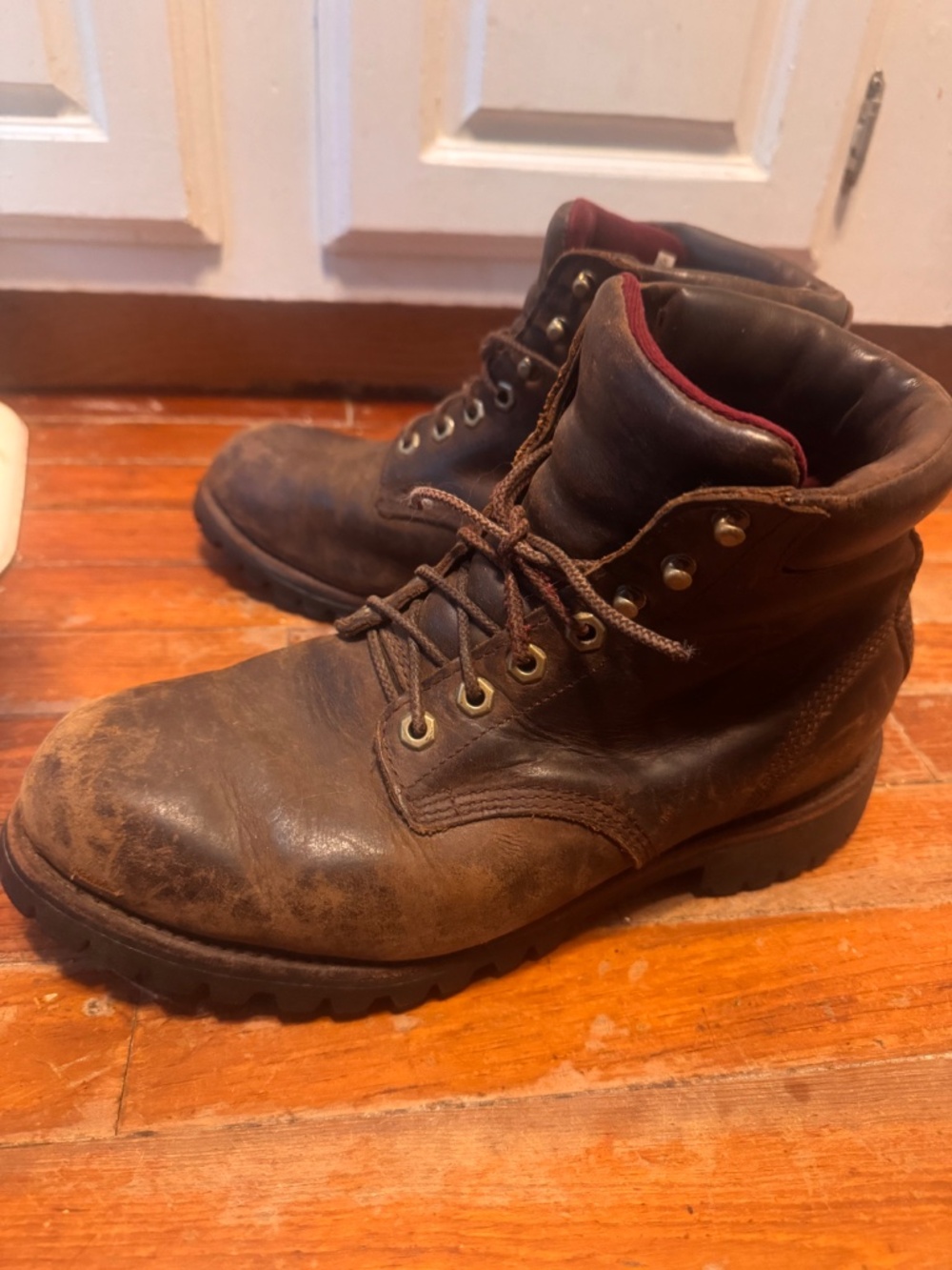 vintage L.L.Bean men's all-leather work/hiking boots size 9 likely from the late - Picture 8 of 8